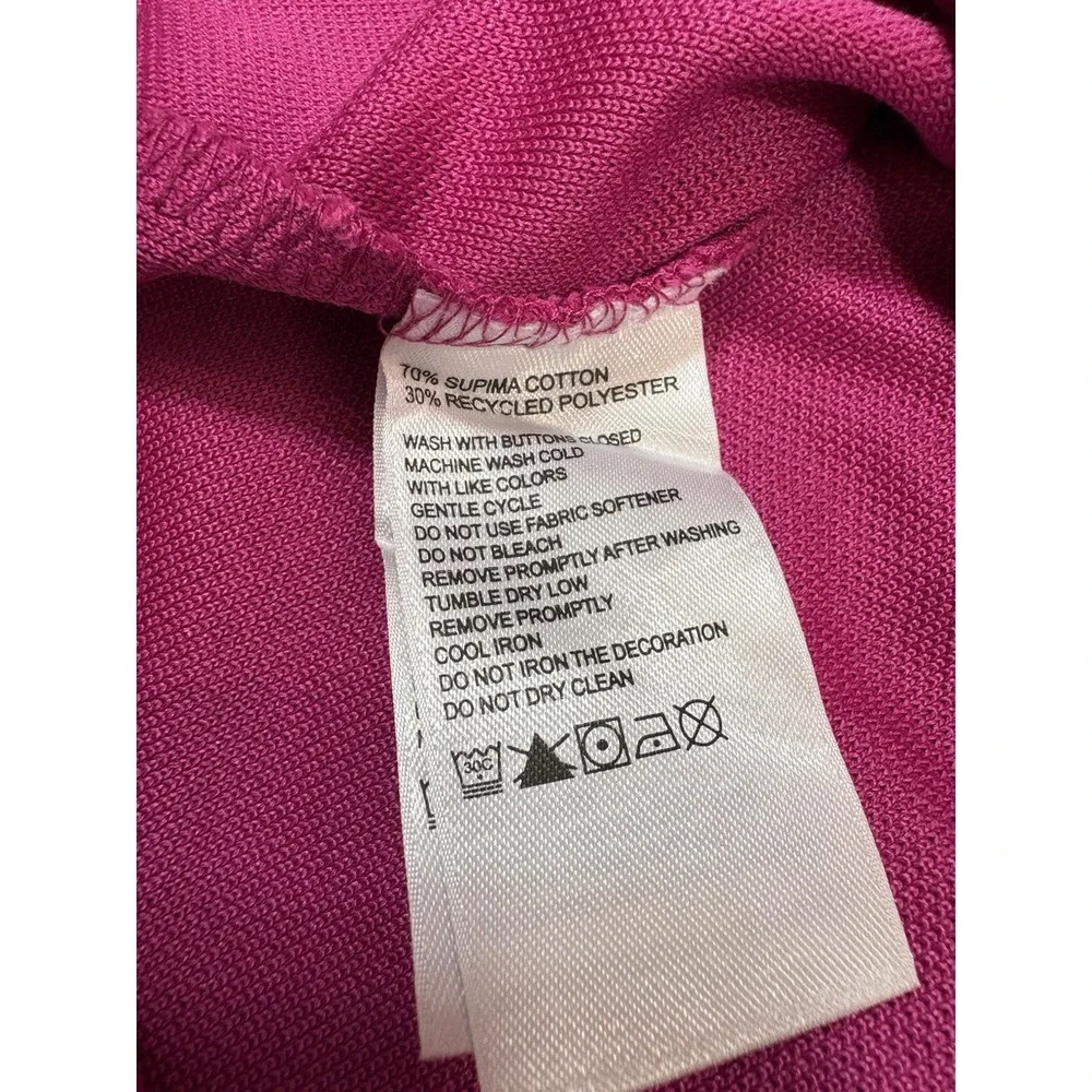 Tommy Bahama‎ Supima IslandZone Polo Shirt Mens XL Pink Blue Marlin Logo